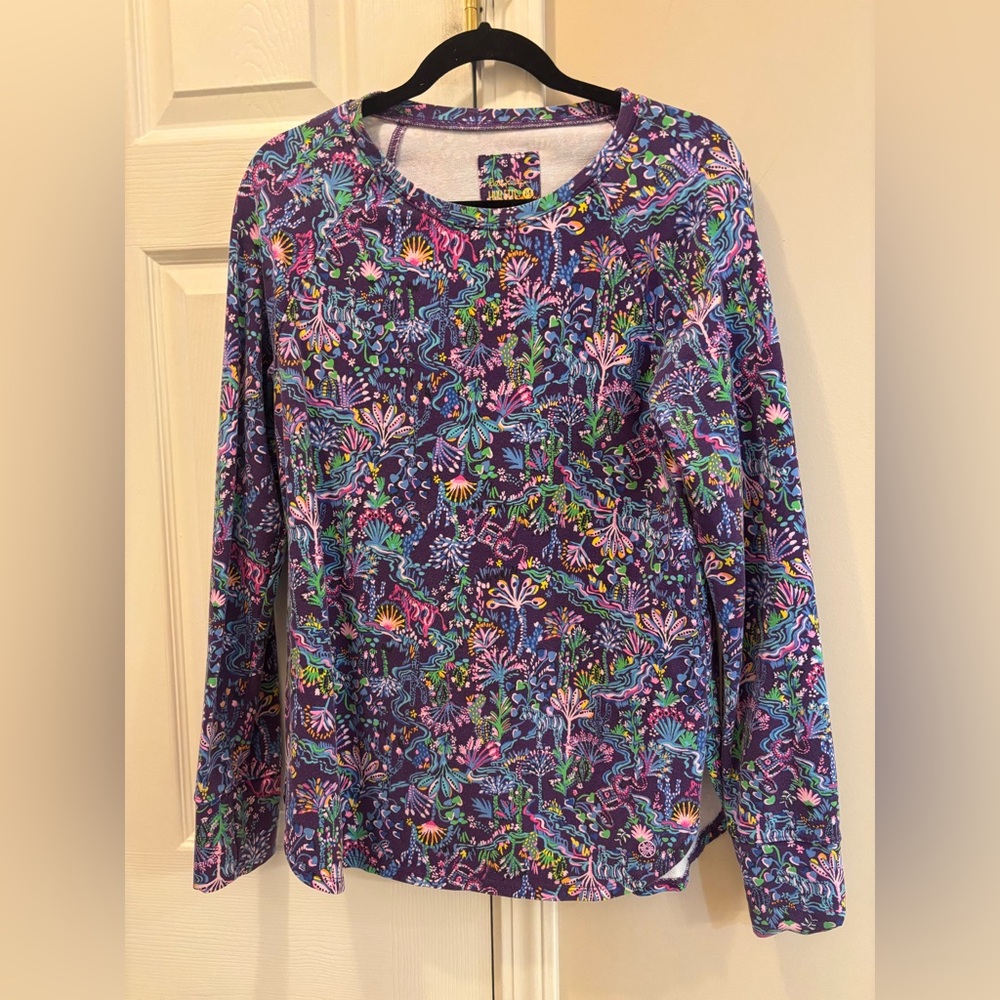 Lily Pulitzer Luxletic Sweatshirt Size M
